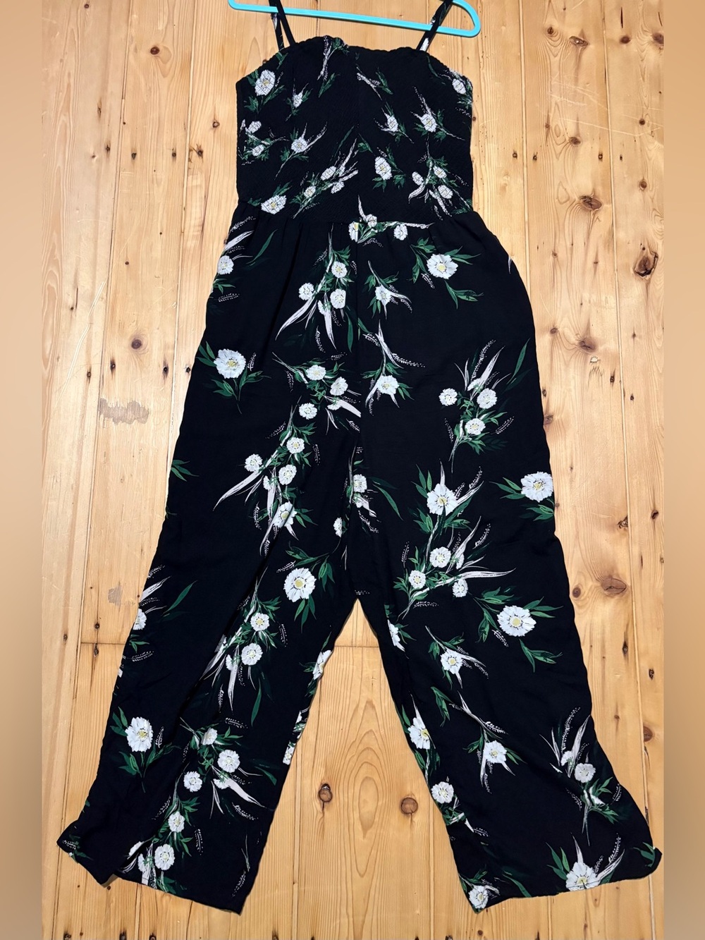 Maurice’s Floral Smocked Tank Jumpsuit